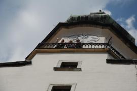Veronika, Luise, Franz am Michaelsturm