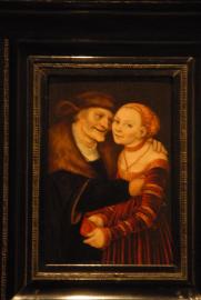 Museu Nacional d'Art de Catalunya:/Lucas Cranach "El Vell": Parella amorosa desigual (1517)