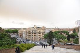 View over Rome from Basilica di Santa Maria in Ara Coeli