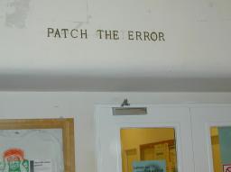 patch the error/treitlstr 3, hochparterre (unreines anagramm)
