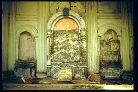 Nicaragua 1992/Managua/catedral destruida